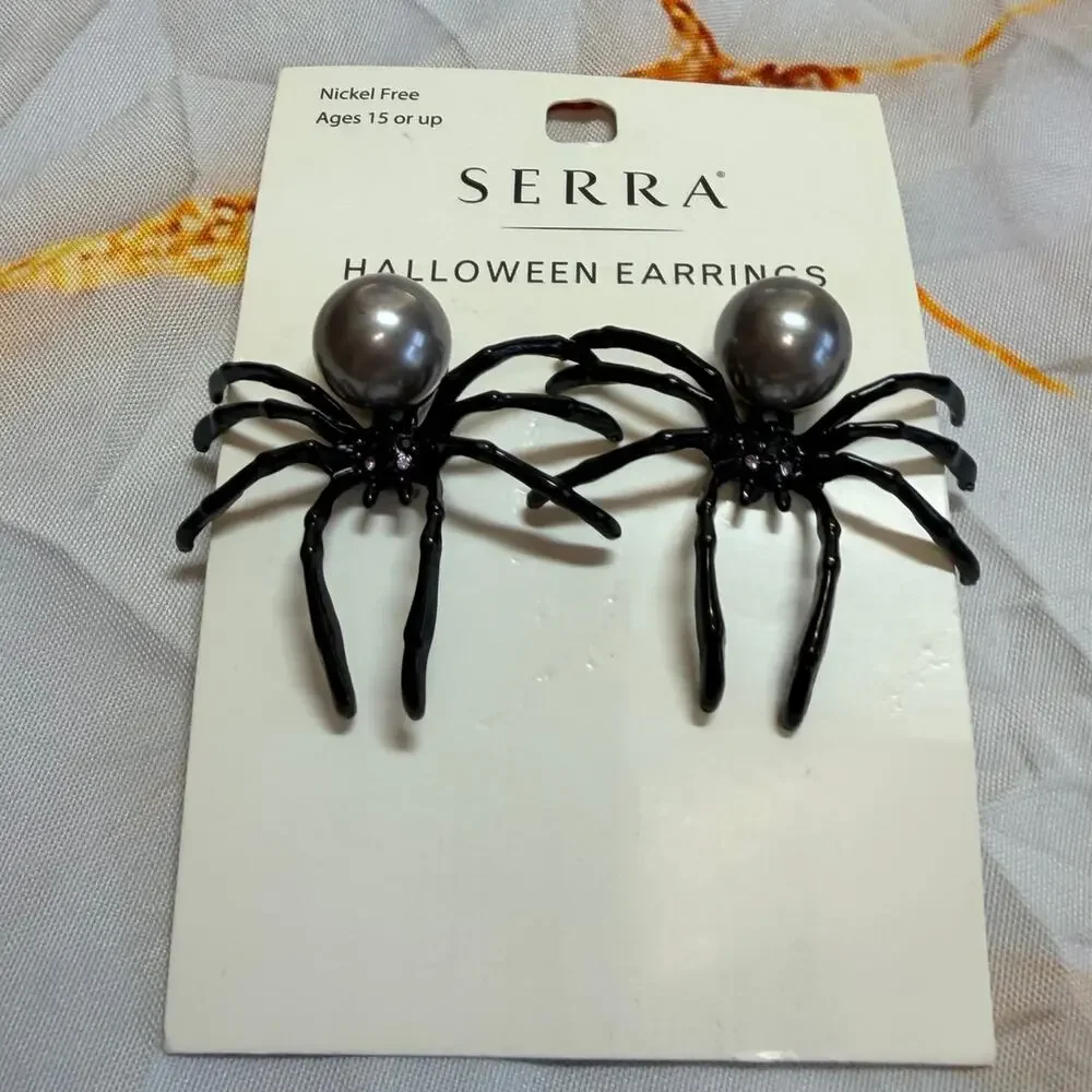 SERRA Spider Halloween Earrings NEW!